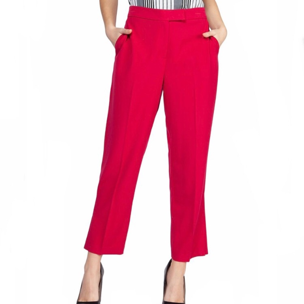 DEX | Flattering Cropped Pants | Hot Pink | Size S